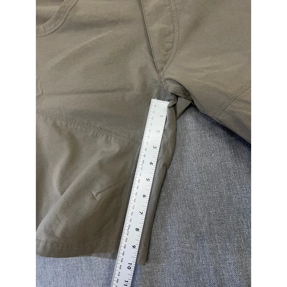 Kuhl Renegade Men 34 Khaki Tan Hiking Shorts Ripstop Technical Cargo 10 Inseam